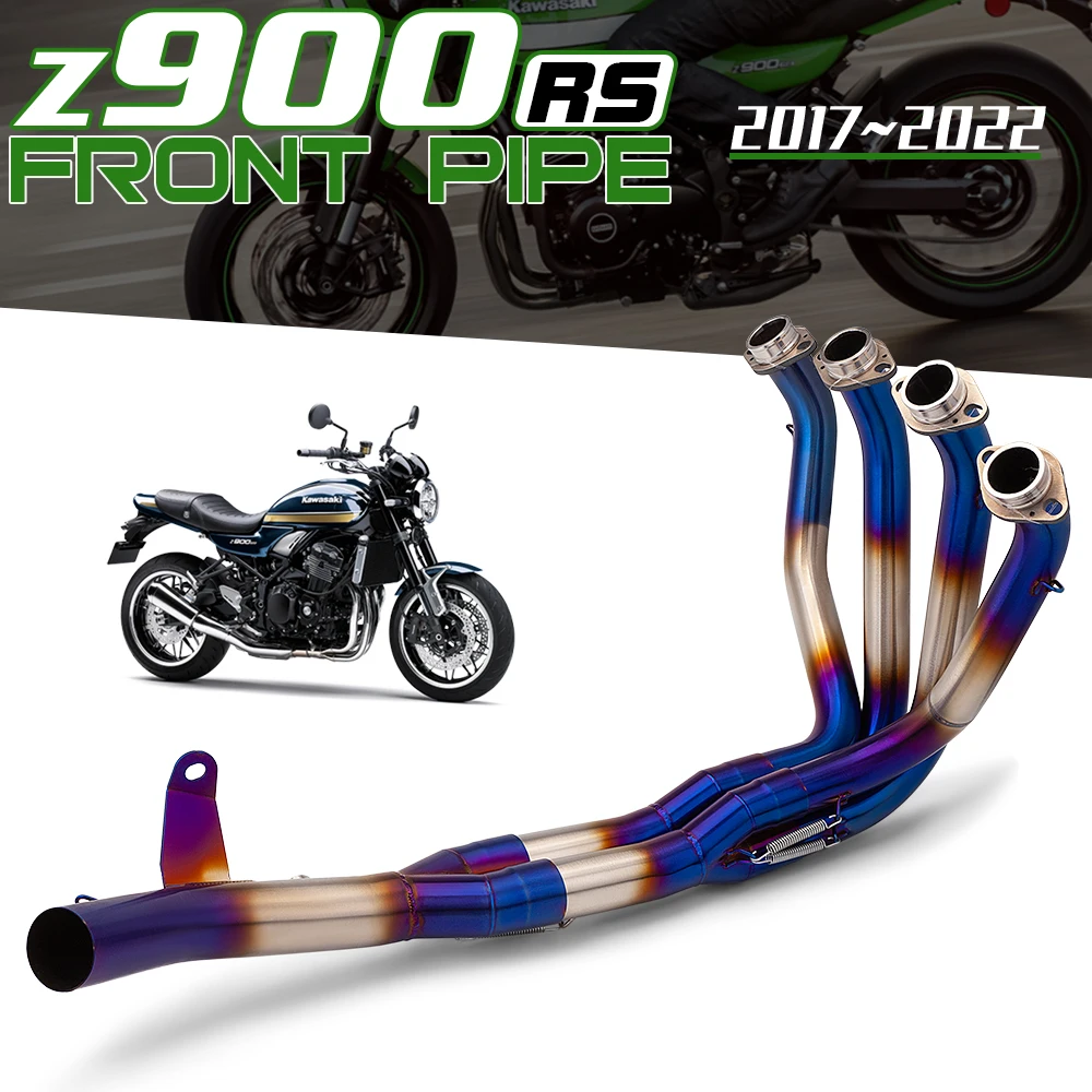 Escape slip-on con tubo de enlace para Kawasaki Z900RS