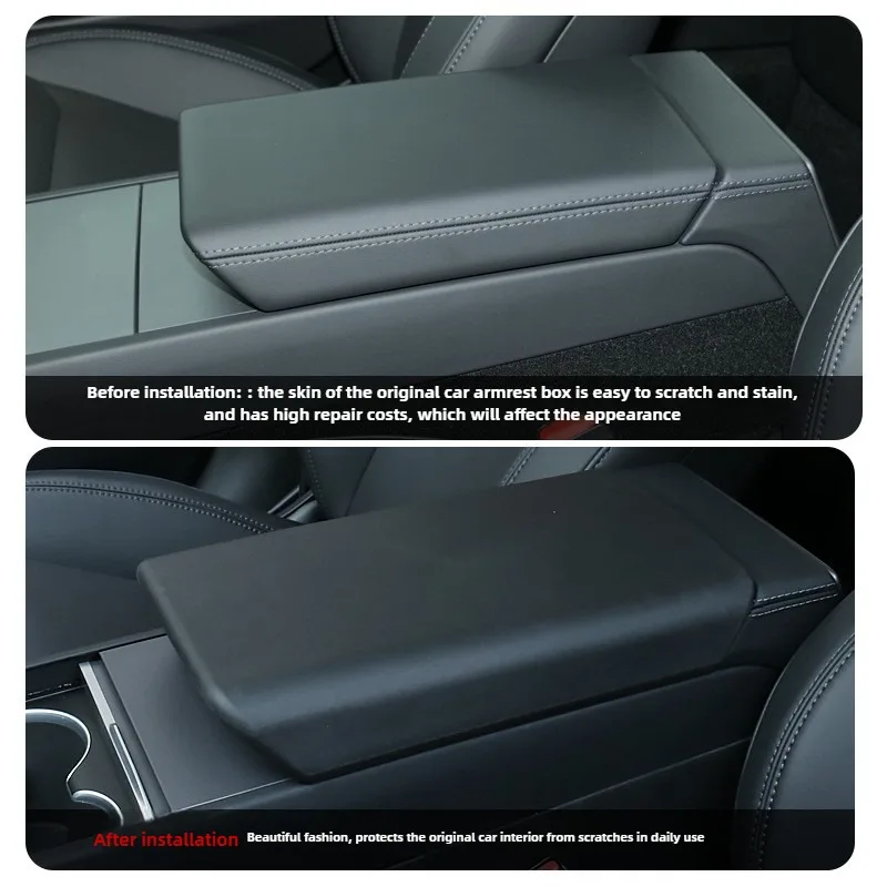 Reposabrazos TPE para consola central Tesla Model Y Model 3 - imagen 4