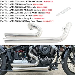Silenciador de escape Yamaha Drag Star V-Star 650 XVS650 DS650