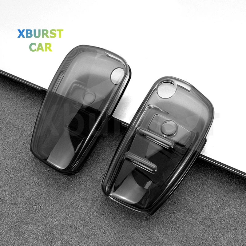 Funda TPU para llave plegable Audi — soporte Fob - imagen 3