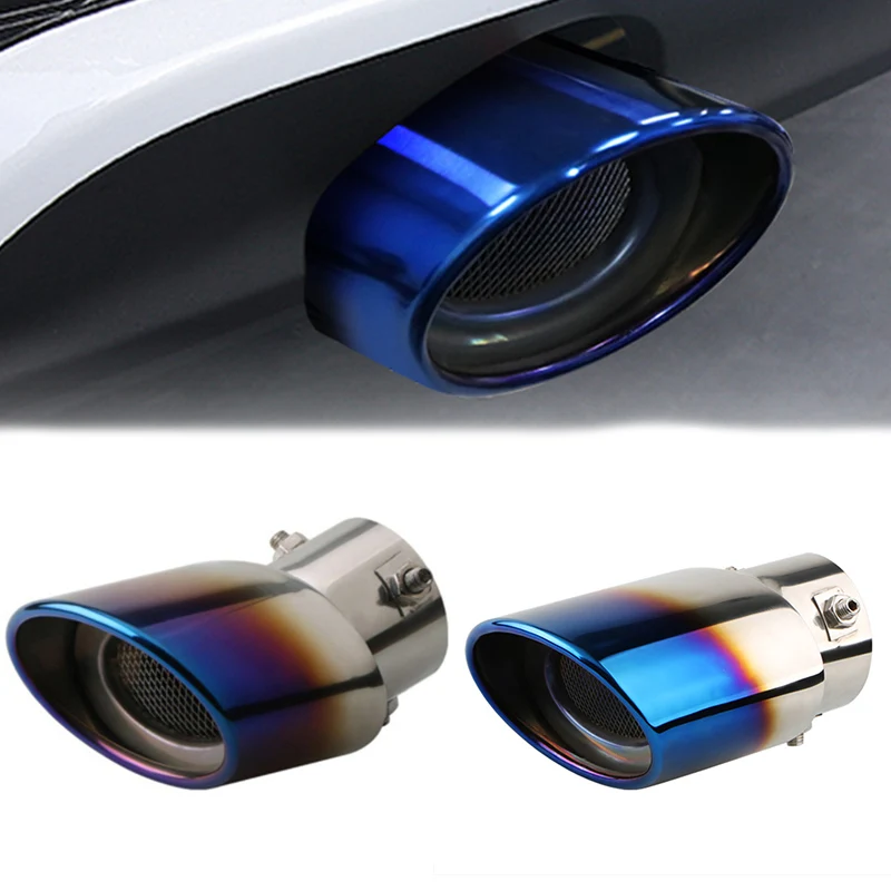 Silenciador escape deportivo acero inoxidable universal para coche