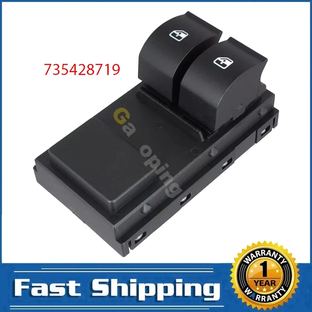 735428719 interruptor elevalunas delantero Fiat Grande Punto 2005-2012