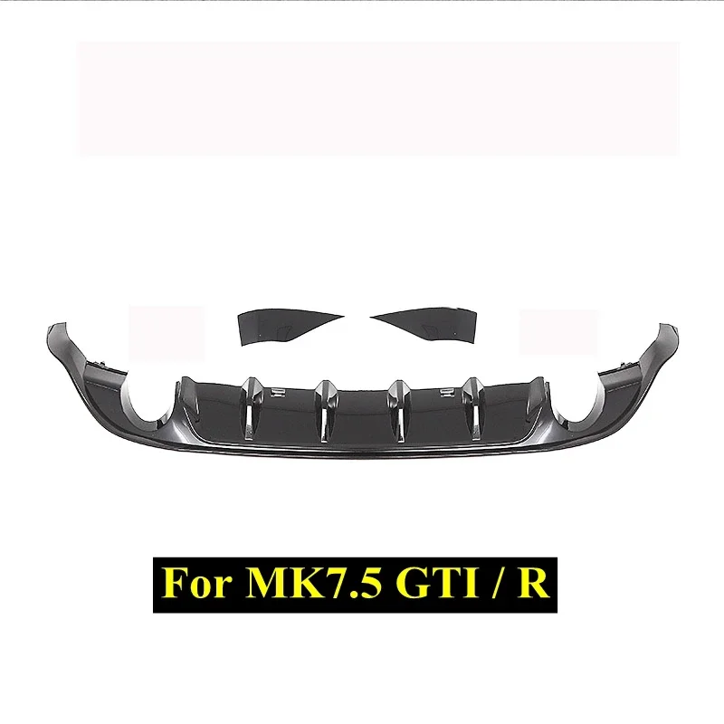 Difusor de parachoques trasero para Volkswagen Golf 7,5 GTI MK7.5 GTI TCR