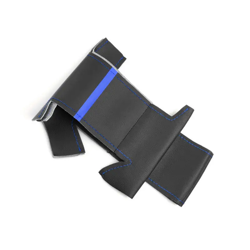 Para Mercedes Benz Clase E W210 Clase CLK W208 C208 Clase G W463 1999-2003 Interior del coche Funda de cuero de microfibra para volante - imagen 2