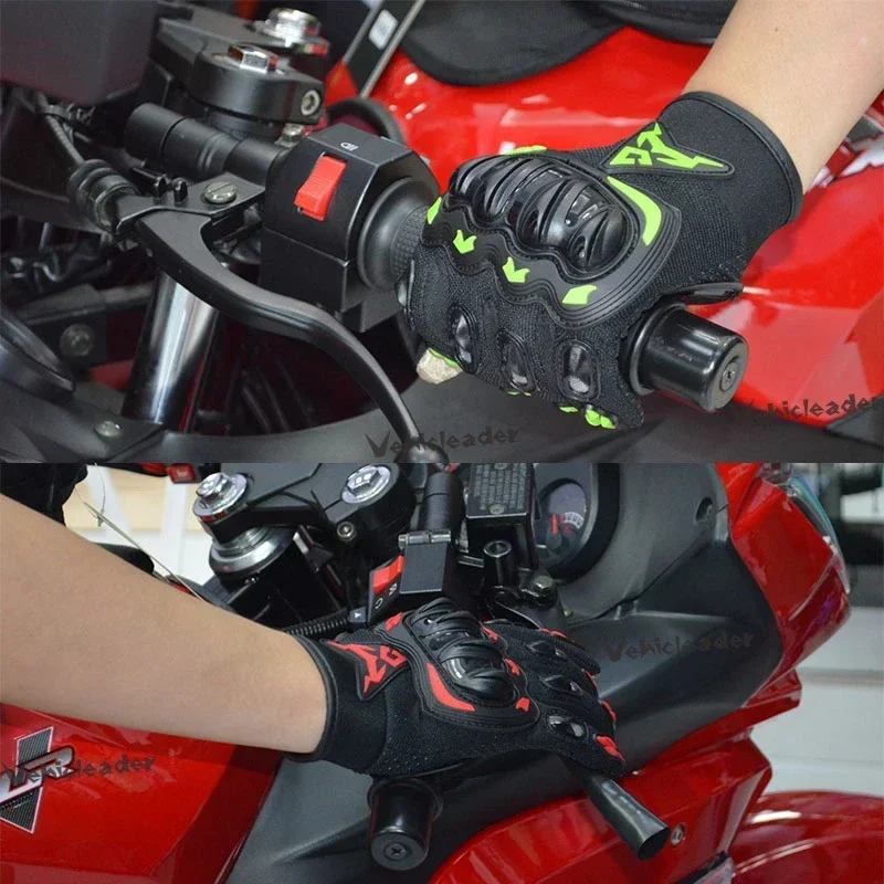Guantes de moto táctiles para pantalla, motocross y ciclismo - imagen 4