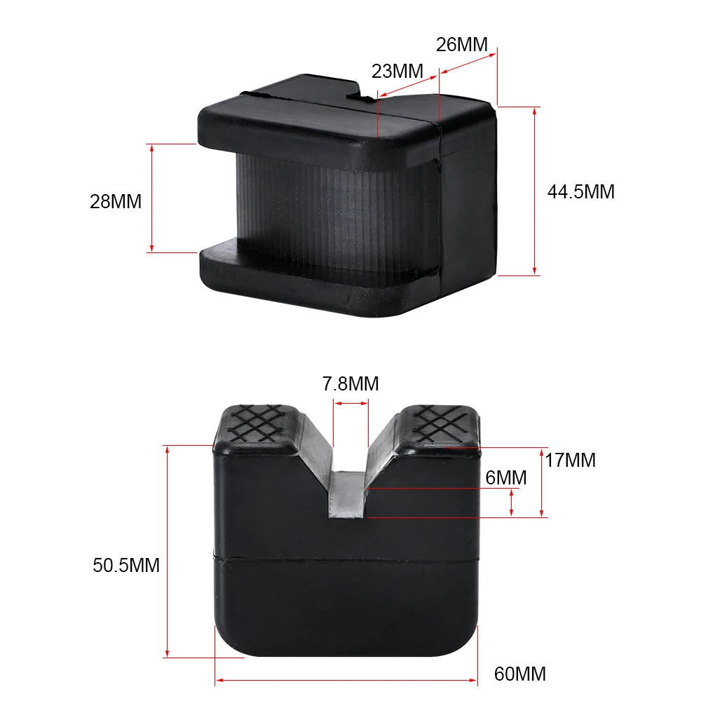 Almohadilla goma conector suelo universal vehículo antideslizante - imagen 3
