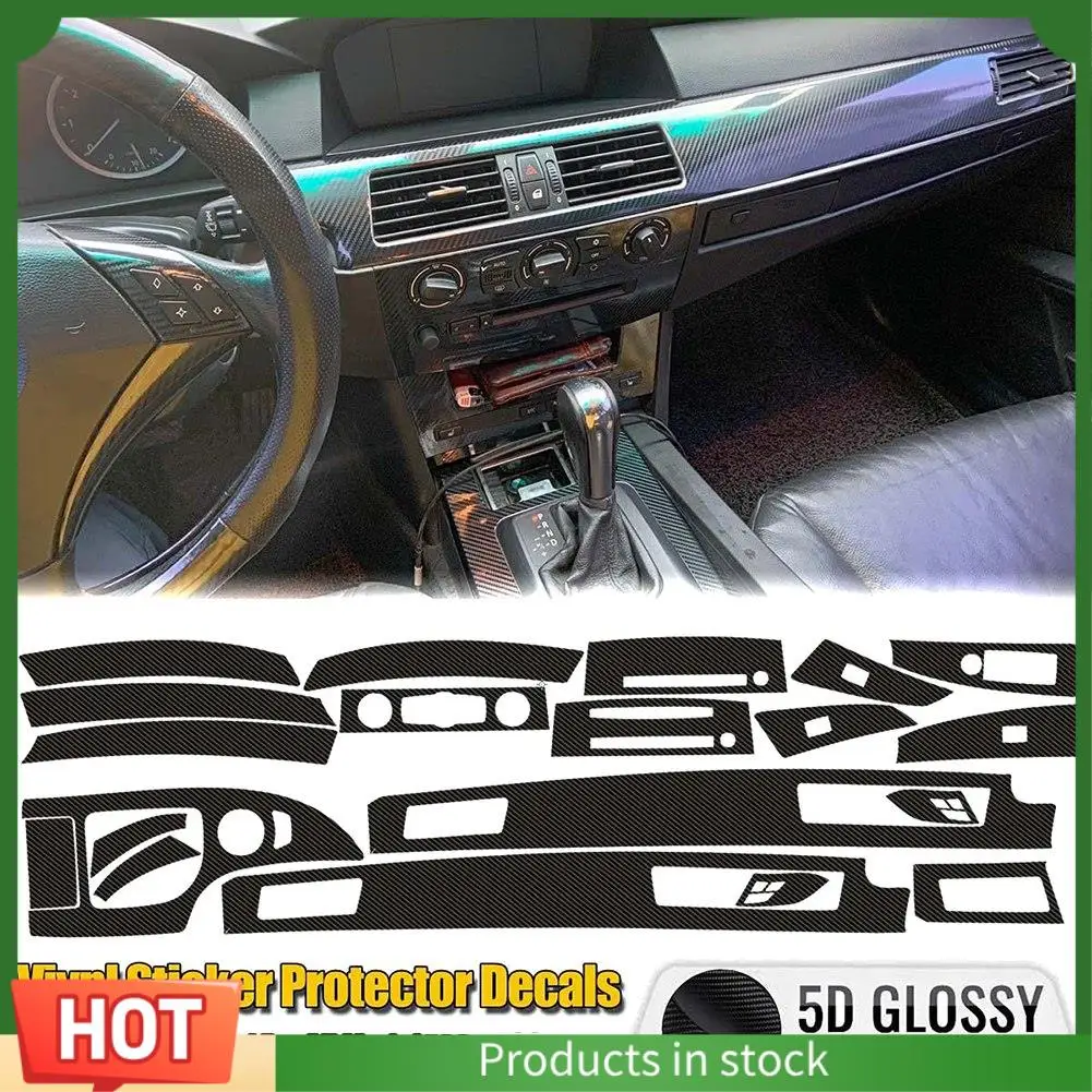 Vinilo fibra de carbono protector interior BMW Serie 5 E60 525i 530i - imagen 5