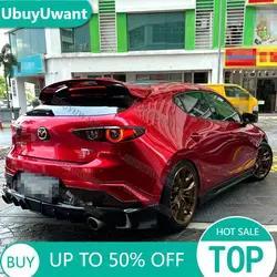 Ala trasera y difusor de fibra de carbono Mazda 3 Hatchback 2020+