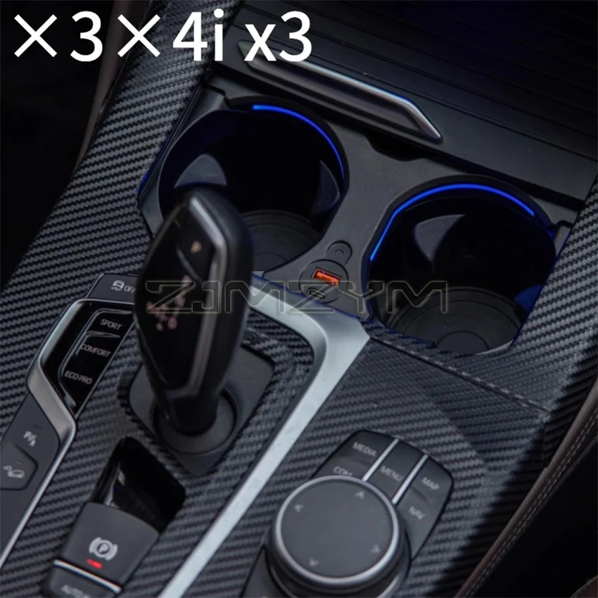 Portavasos luminoso con luz ambiental para BMW X3 X4 iX3 - imagen 5