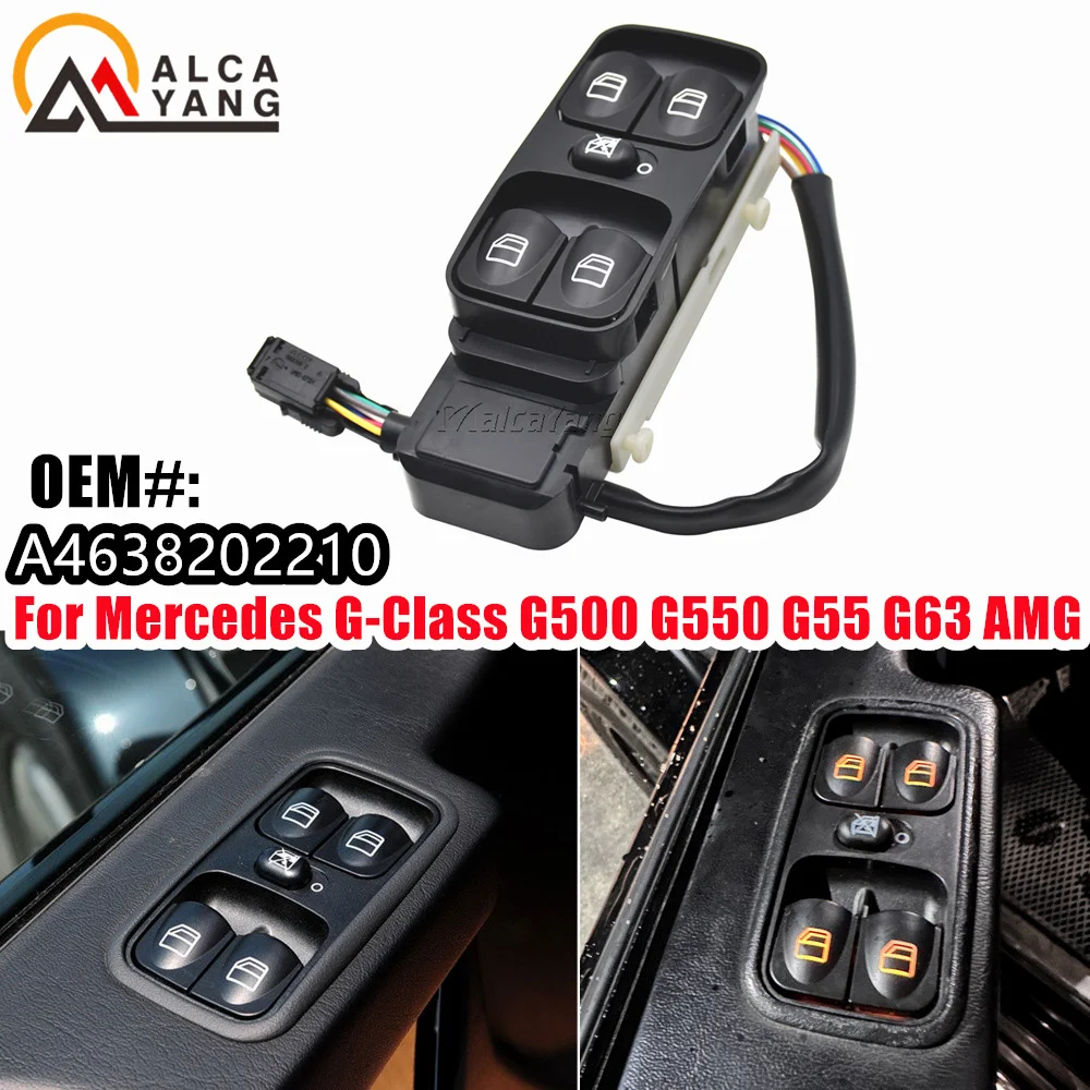 Interruptor elevalunas Mercedes Clase G W463 original 4638202210