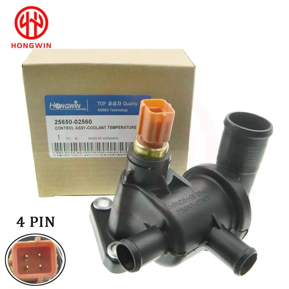 25650-02560 Carcasa del termostato para Kia Picanto y Hyundai Atos - imagen 3