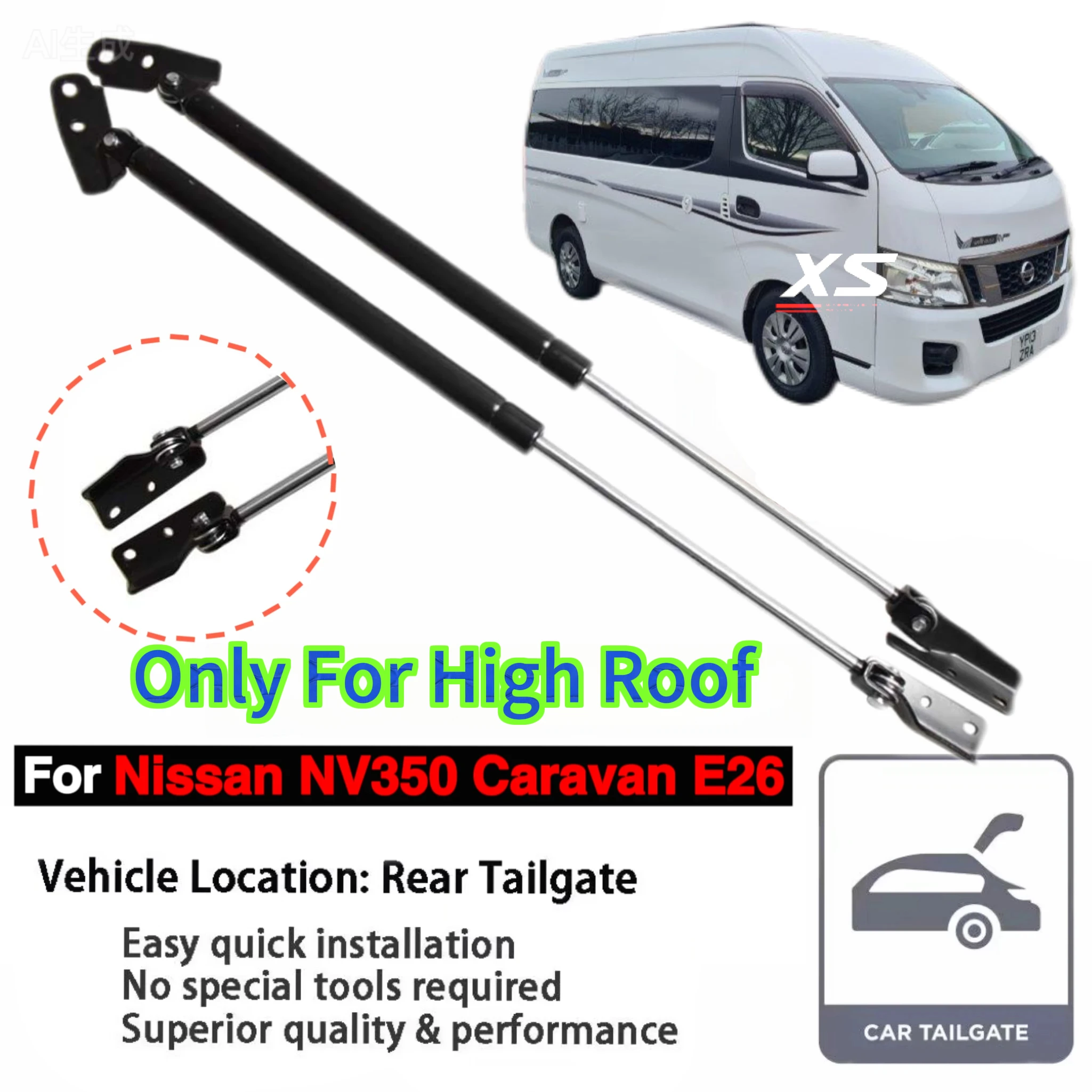 Puntales puerta trasera Nissan NV350 Urvan Caravan E26 2012-2021