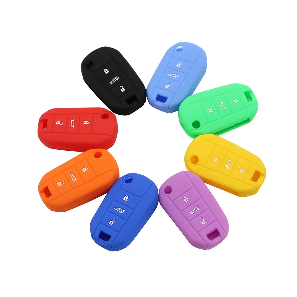 Funda de silicona para llave Peugeot 508, 3008 y Citroën C4 - imagen 2