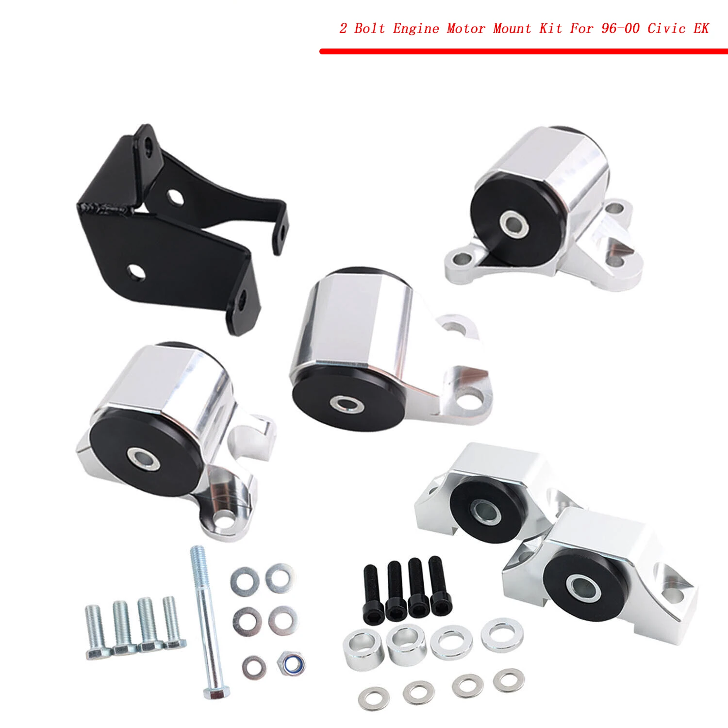 Kit de soportes de motor 2 pernos Honda Civic EK 1996-2000 B16/B20 - imagen 4