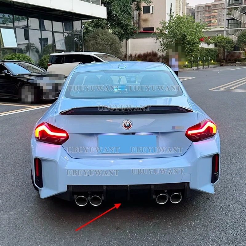 Difusor trasero de fibra de carbono para BMW M2 G87 - imagen 2