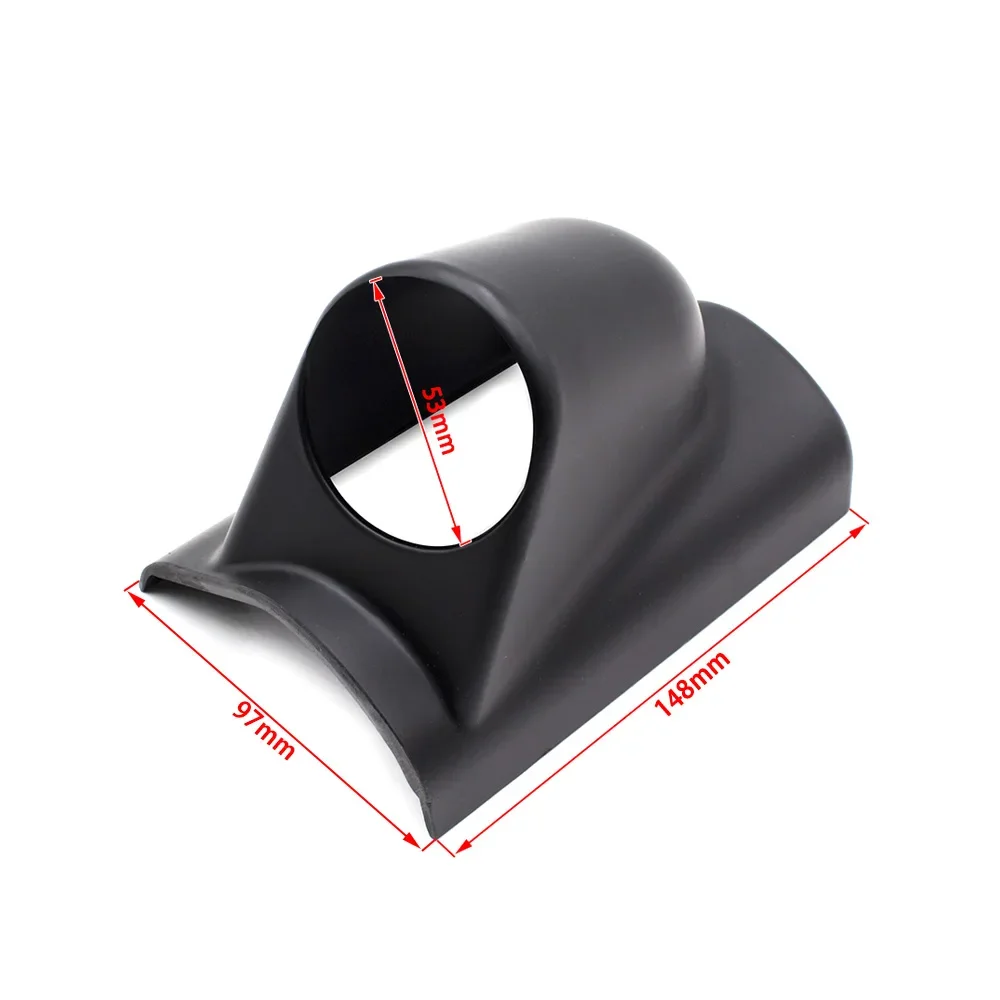 Cápsula para manómetro de 52 mm efecto carbono para salpicadero