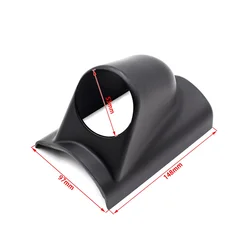 Cápsula para manómetro de 52 mm efecto carbono para salpicadero