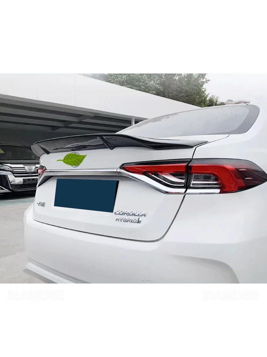Alerón Ducktail Negro Brillante para Toyota Corolla Sedán 2019-2023 - imagen 4