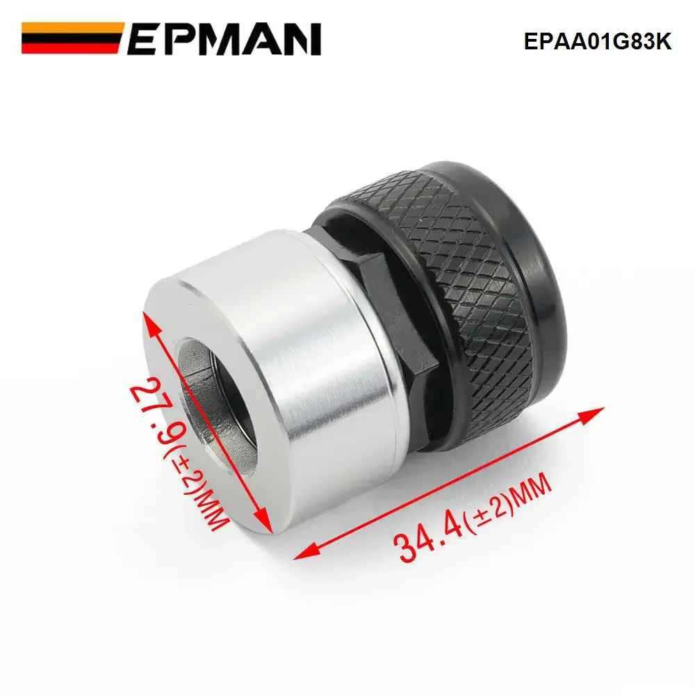 Adaptador aluminio sensor temperatura admisión K-Swap K20/K24 Civic EG/EK - imagen 2