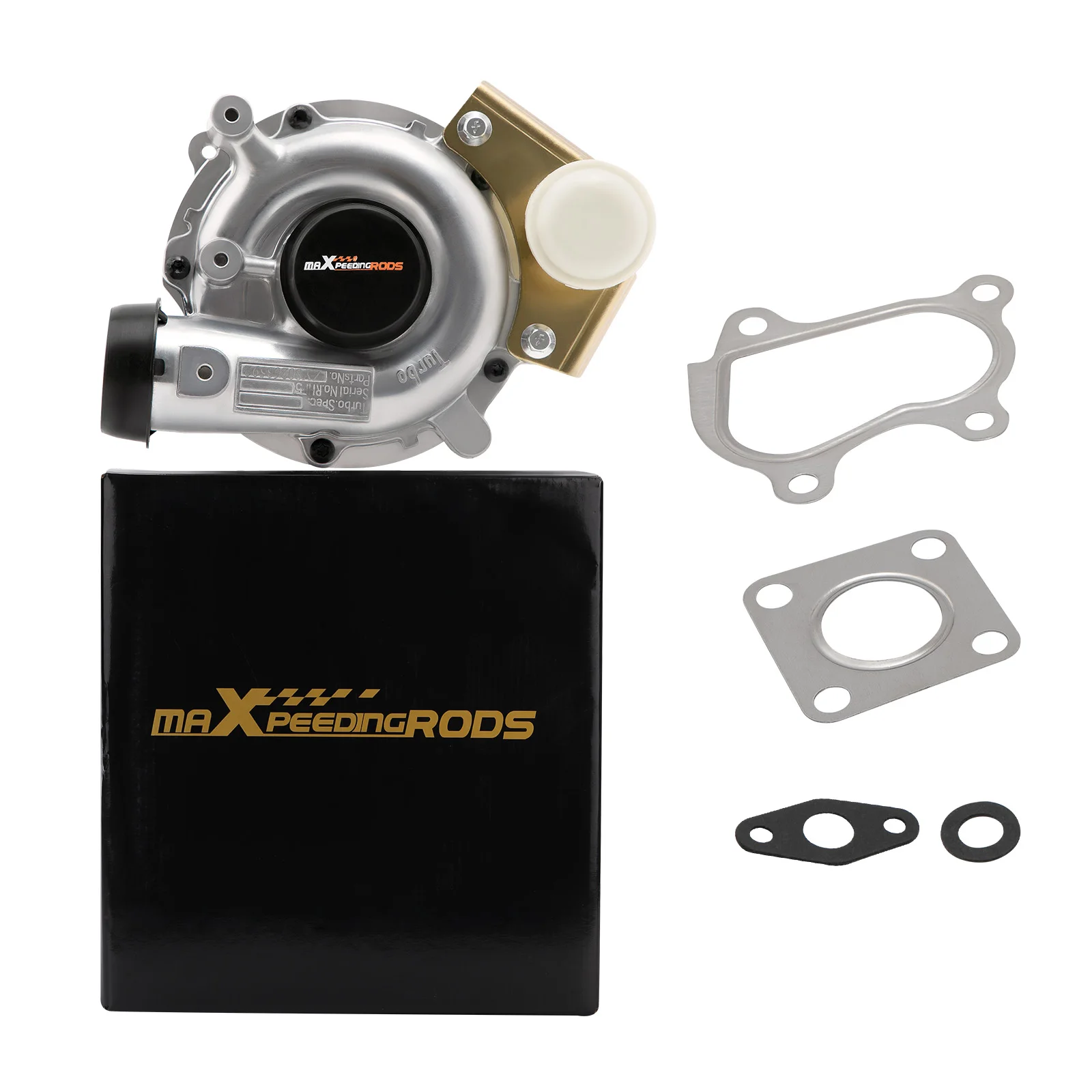 Gráfico con especificaciones generales del turbocompresor Maxpeedingrods