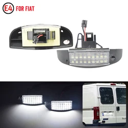 Bombillas LED de matrícula para Fiat Ducato, Peugeot Expert y Citroën Jumpy