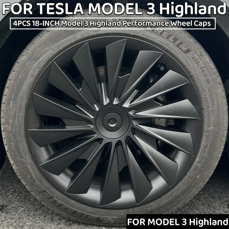 Tapacubos 18 pulgadas para Tesla Model 3 Highland 2024 Rendimiento