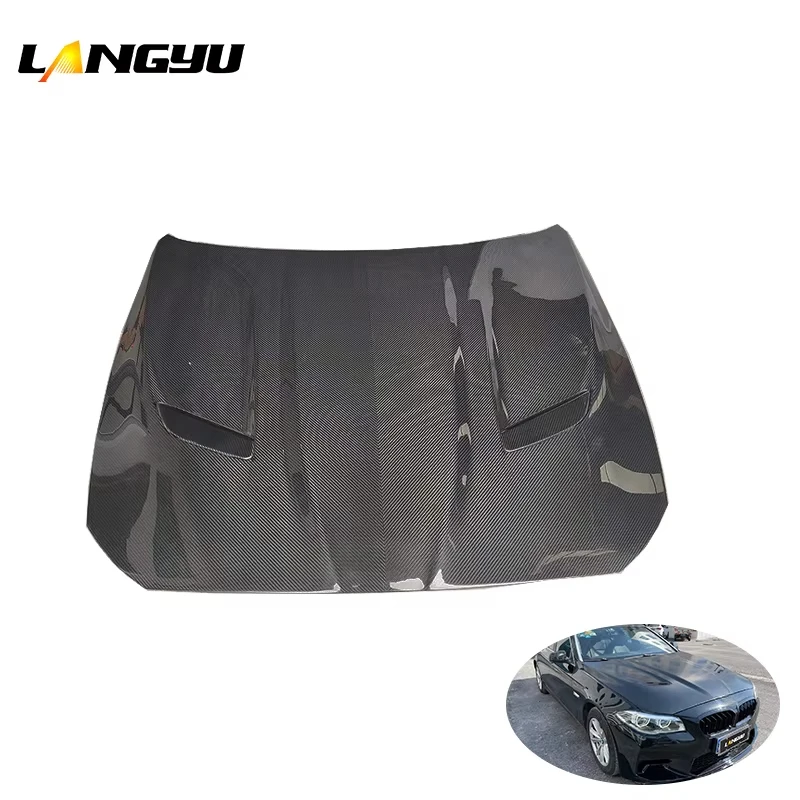 Capó fibra carbono CS para BMW Serie 5 F10 F18 2010-2016 - imagen 5