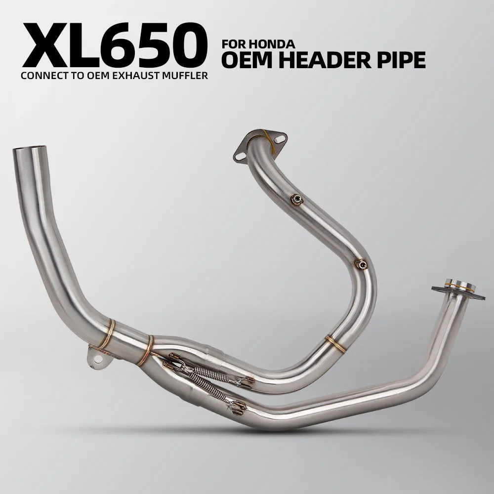 Escape inoxidable Honda Transalp 650 – Colector y silenciador