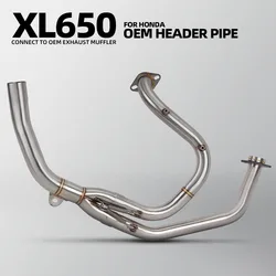 Escape inoxidable Honda Transalp 650 – Colector y silenciador