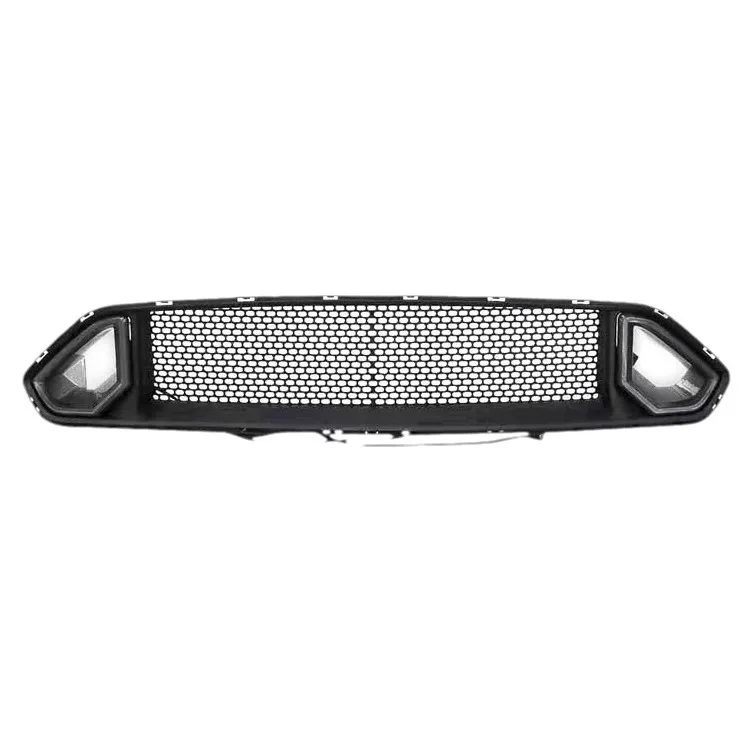Detalle de la rejilla delantera para Ford Mustang