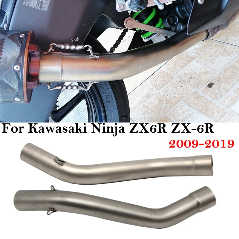 Tubo de escape aleación titanio – Kawasaki Ninja ZX6R ZX-6R 2009-2019