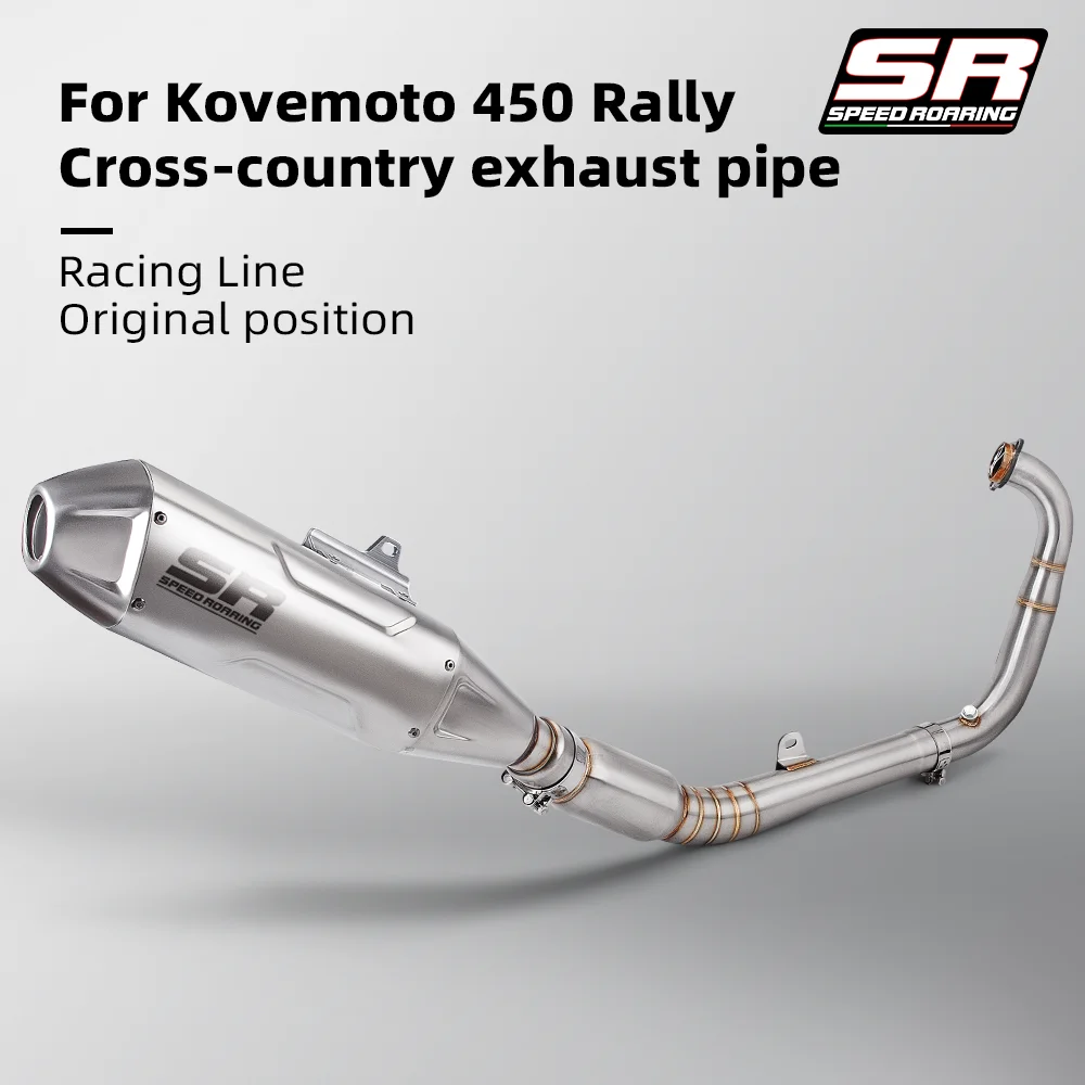 Sistema de escape completo Kovemoto 450 con silenciador