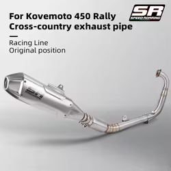 Sistema de escape completo Kovemoto 450 con silenciador