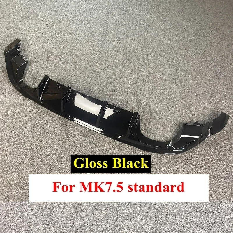 Difusor de parachoques trasero para Volkswagen Golf 7,5 GTI MK7.5 GTI TCR, divisor lateral trasero, alerón para MK7.5 Golf 7,5 estándar - imagen 5