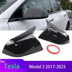 Tapa espejo lateral ABS negro brillante Tesla Model 3 2021-2024