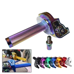Puños giratorios CNC aluminio 22mm universales para Dirt Bike, ATV, Pit Bike