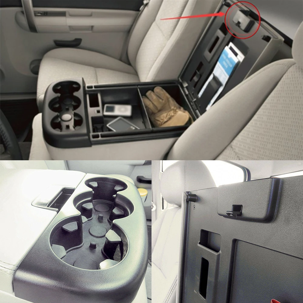 Reposabrazos consola central cierre para Chevy Silverado 2007-2014 - imagen 2