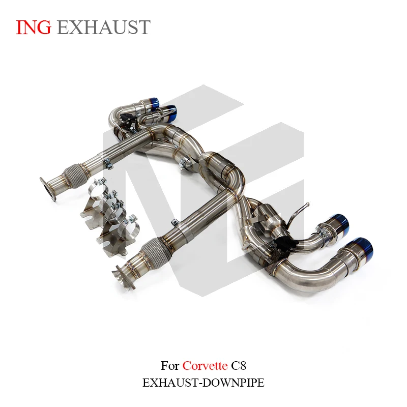 ING Silenciador catback acero inoxidable Corvette C8 6.2L V8 válvula - imagen 2