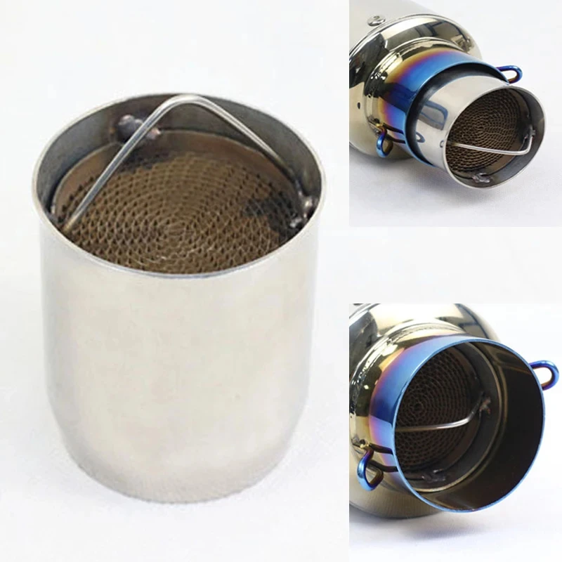 Alconstar Silenciador de escape para moto con DB Killer móvil