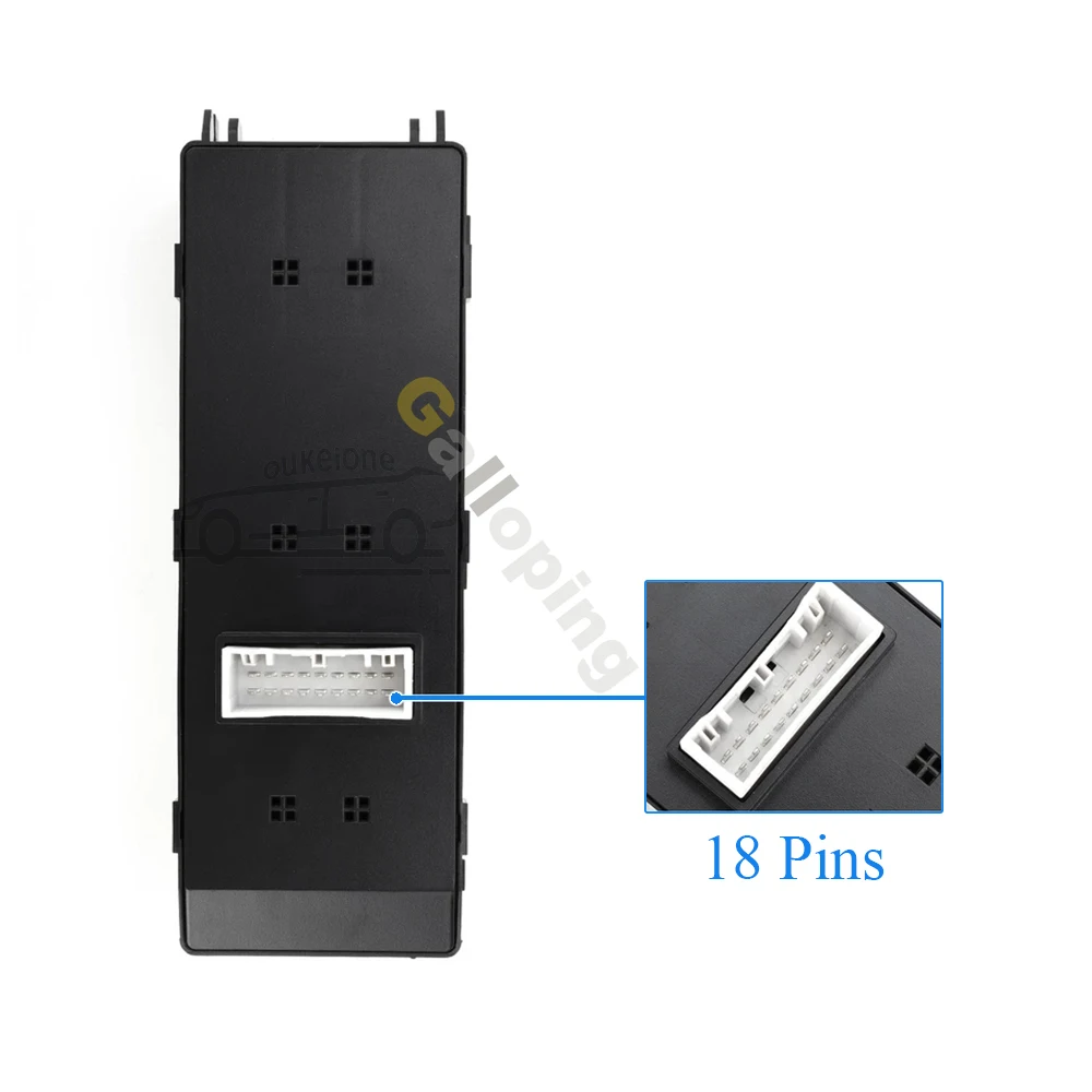 Botón interruptor de elevalunas izquierdo Kia Optima K5 2016-2017 - imagen 3