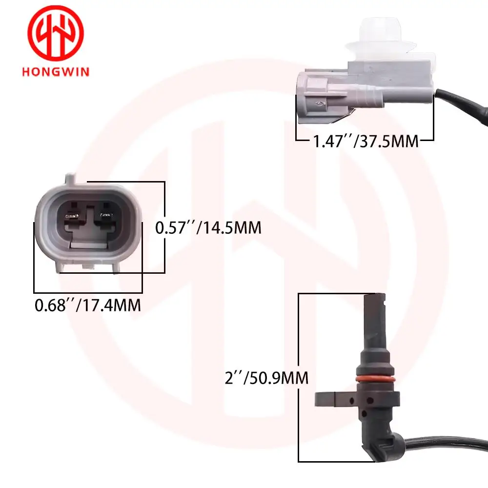 Sensor velocidad ABS 89543-0K081 Toyota Hilux 2.7 2015-2022 - imagen 5