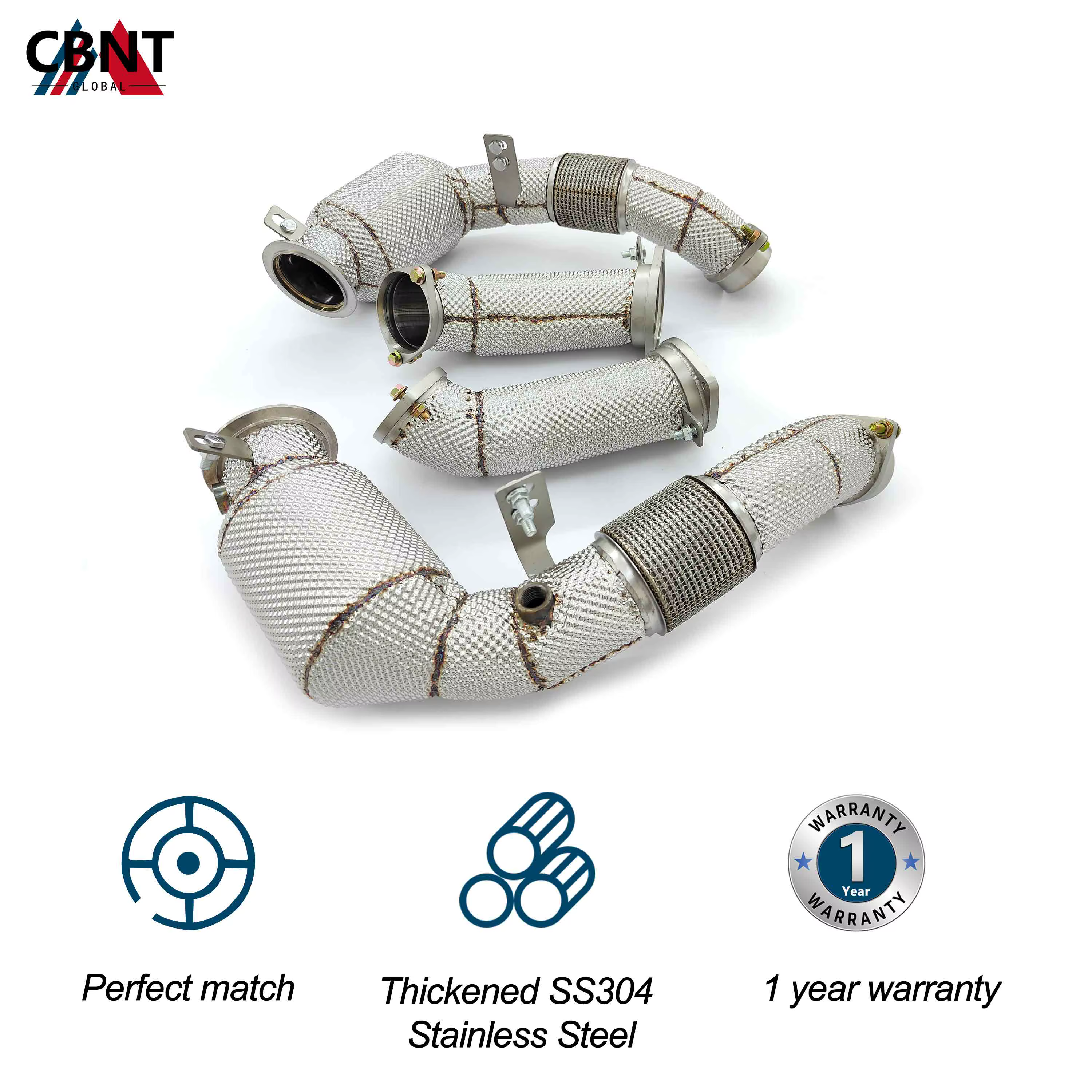 Tubo de bajada CBNT para BMW M5 G90/G99 S68 4.4 V8 - imagen 2