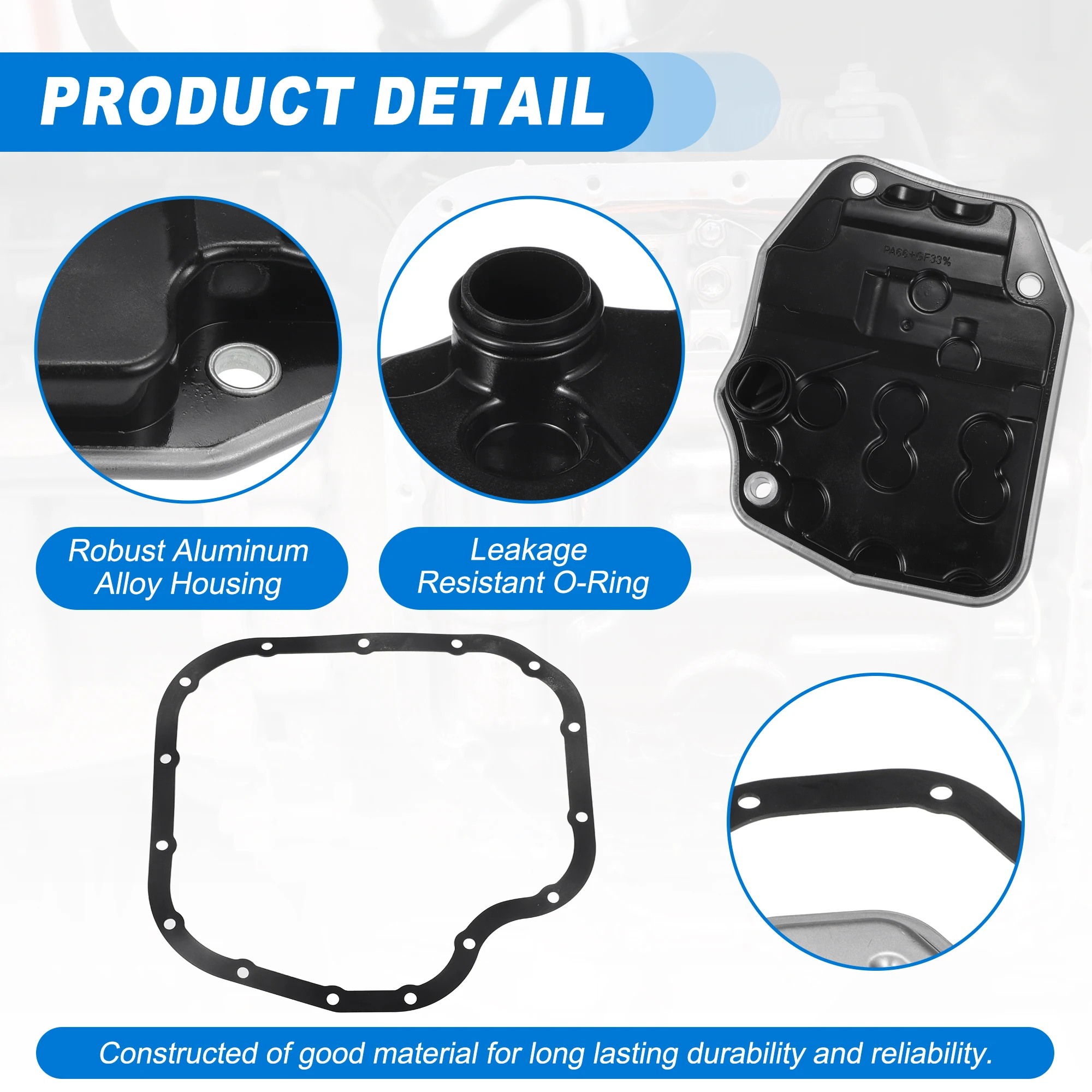UXCELL Junta de aceite y filtro de transmisión – Yaris VIOS 2005-2013 - imagen 3