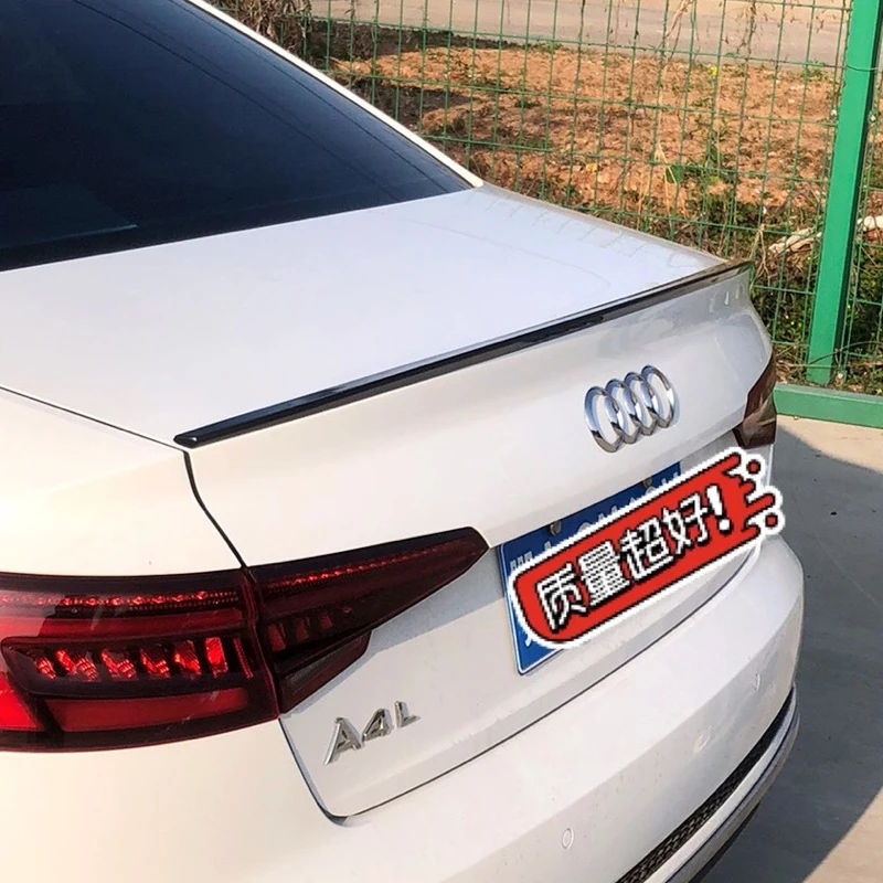 Alerón trasero ABS para Audi A4 B9 2017-2020 negro o sin pintar - imagen 2