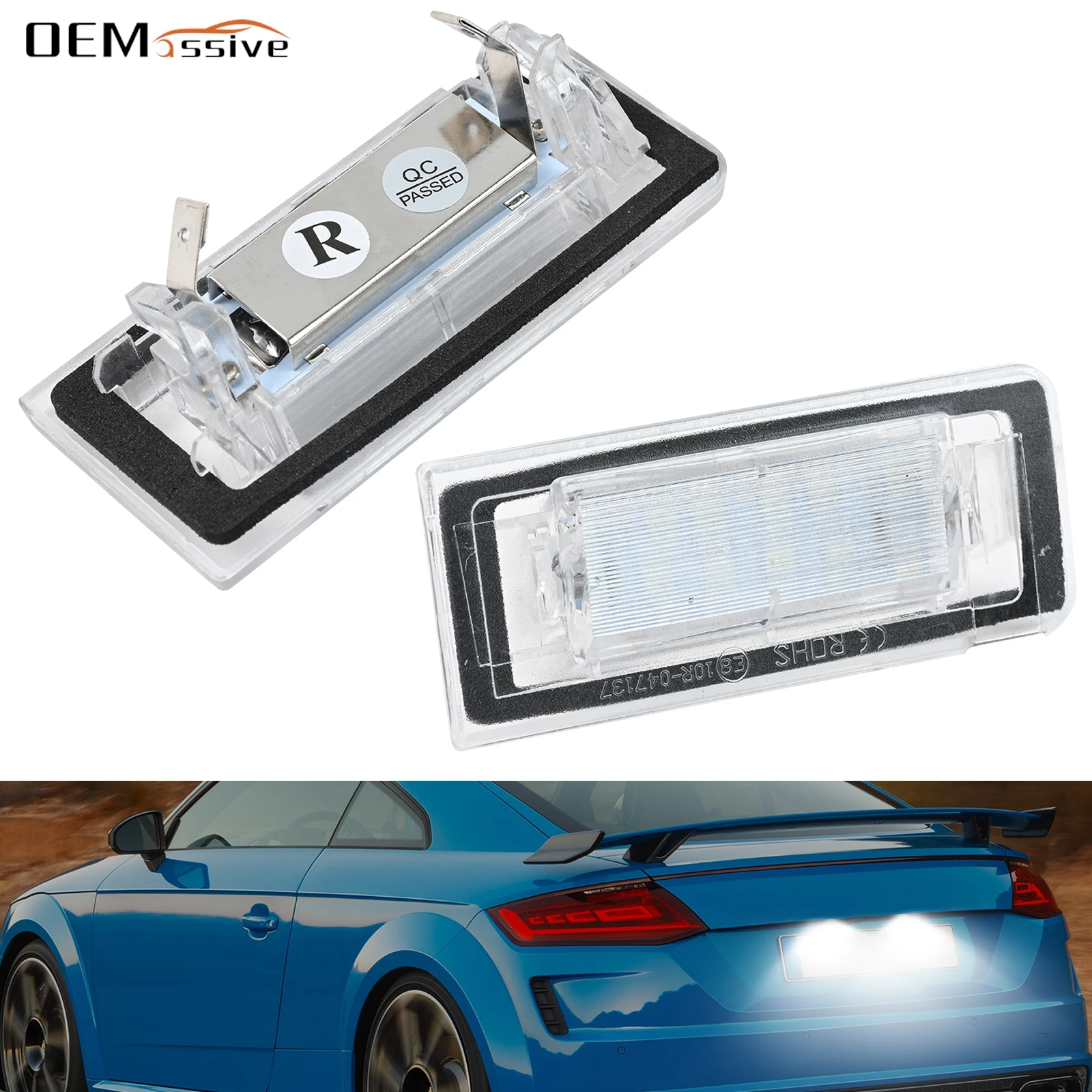 Luz LED Canbus matrícula 12V blanca 6500K para Audi TT 1999-2006