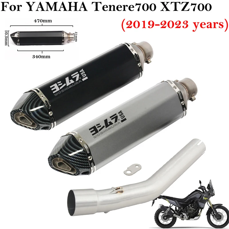 Escape Slip-On con DB Killer para Yamaha Ténéré 700 (2019-2023)
