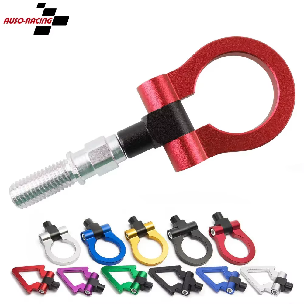 Gancho remolque plegable JDM aluminio M18x2.5 – Honda, Toyota, Nissan - imagen 2