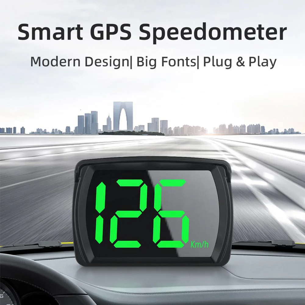 Pantalla digital de velocidad con visera parasol