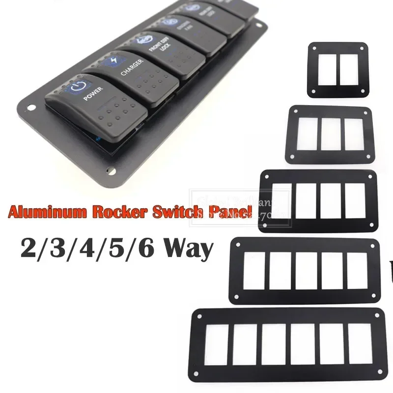 Interruptor basculante multivía 12V-24V para coche y caravana