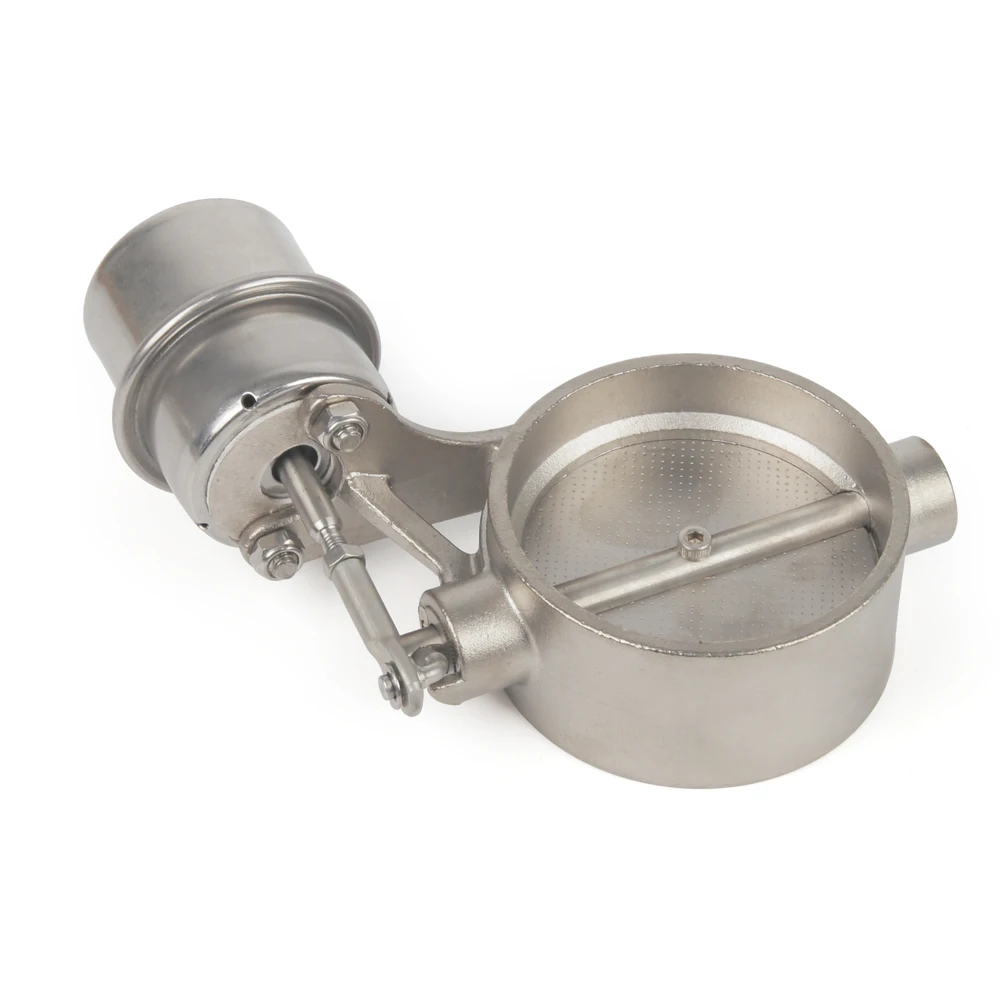Juego de válvulas de Control de escape de acero inoxidable con recorte de actuador de vacío, 2, 2,36, 2,5, 2,75, 3, 3,5 pulgadas, soporte de soldadura - imagen 2
